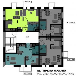 Budynek Komunalny PUNKT 15 Mieszkań  - rzut - 5